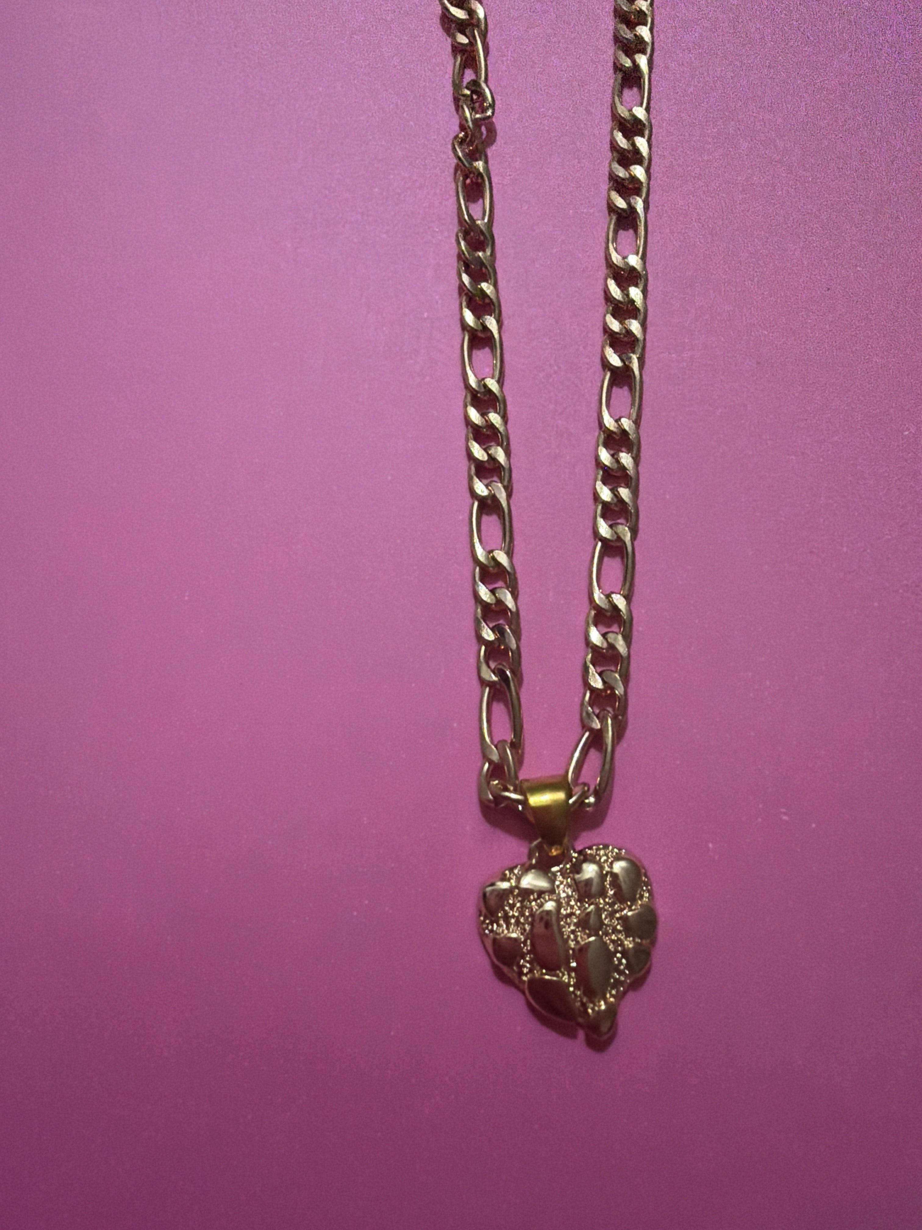 HEART NUGGET NECKLACE