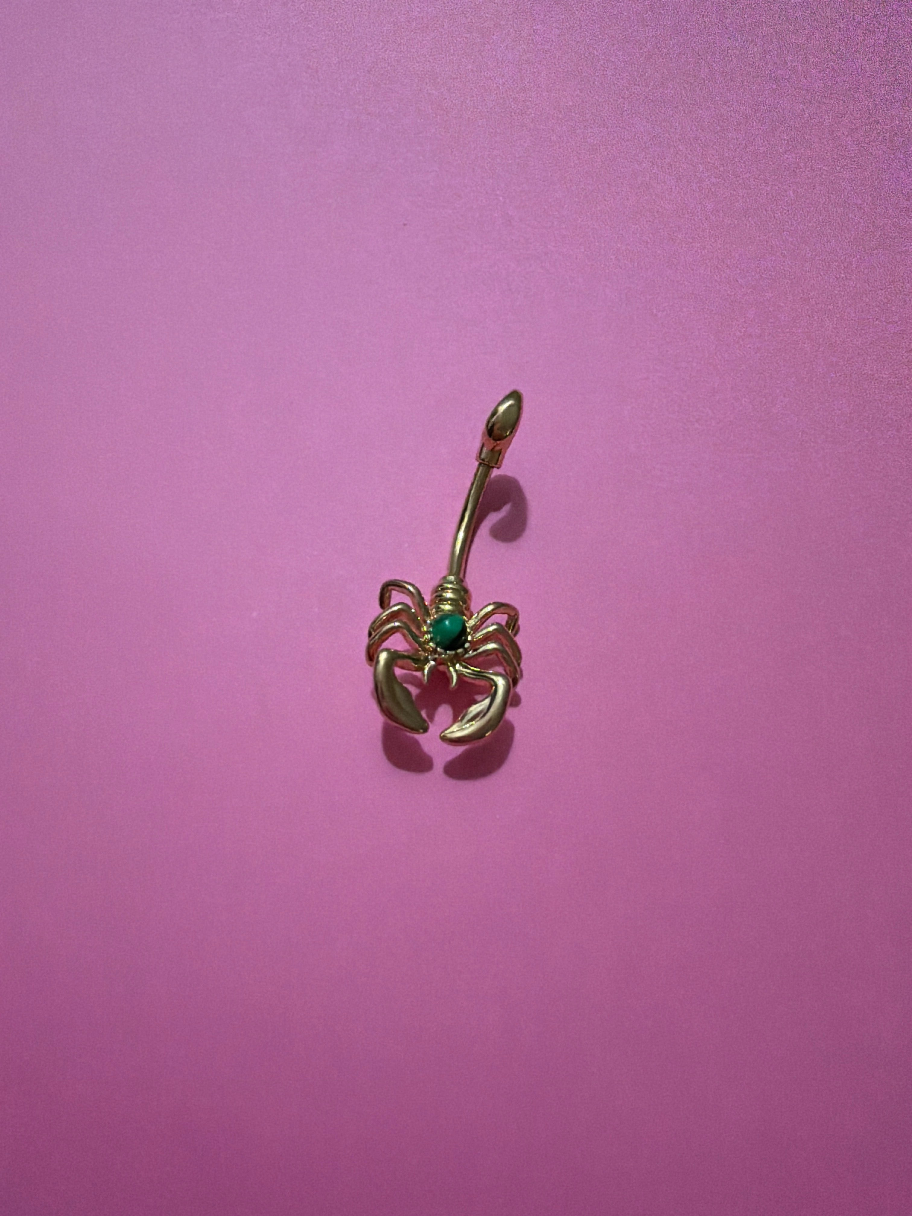 SCORPION BELLY RING