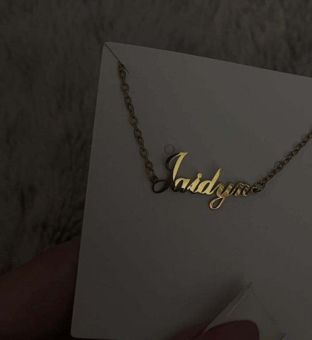 CUSTOM NAME ANKLET