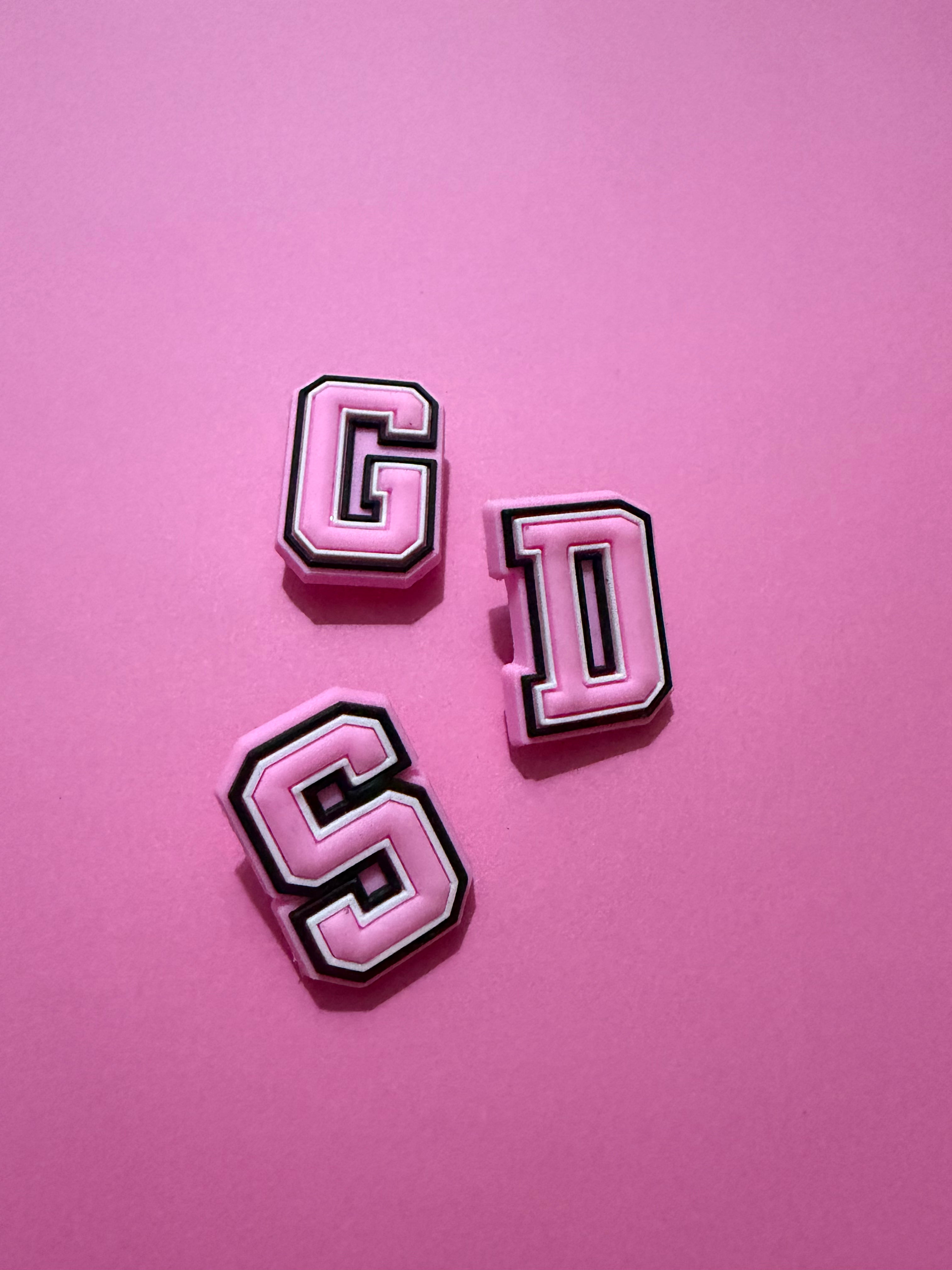 LETTER CROC CHARMS