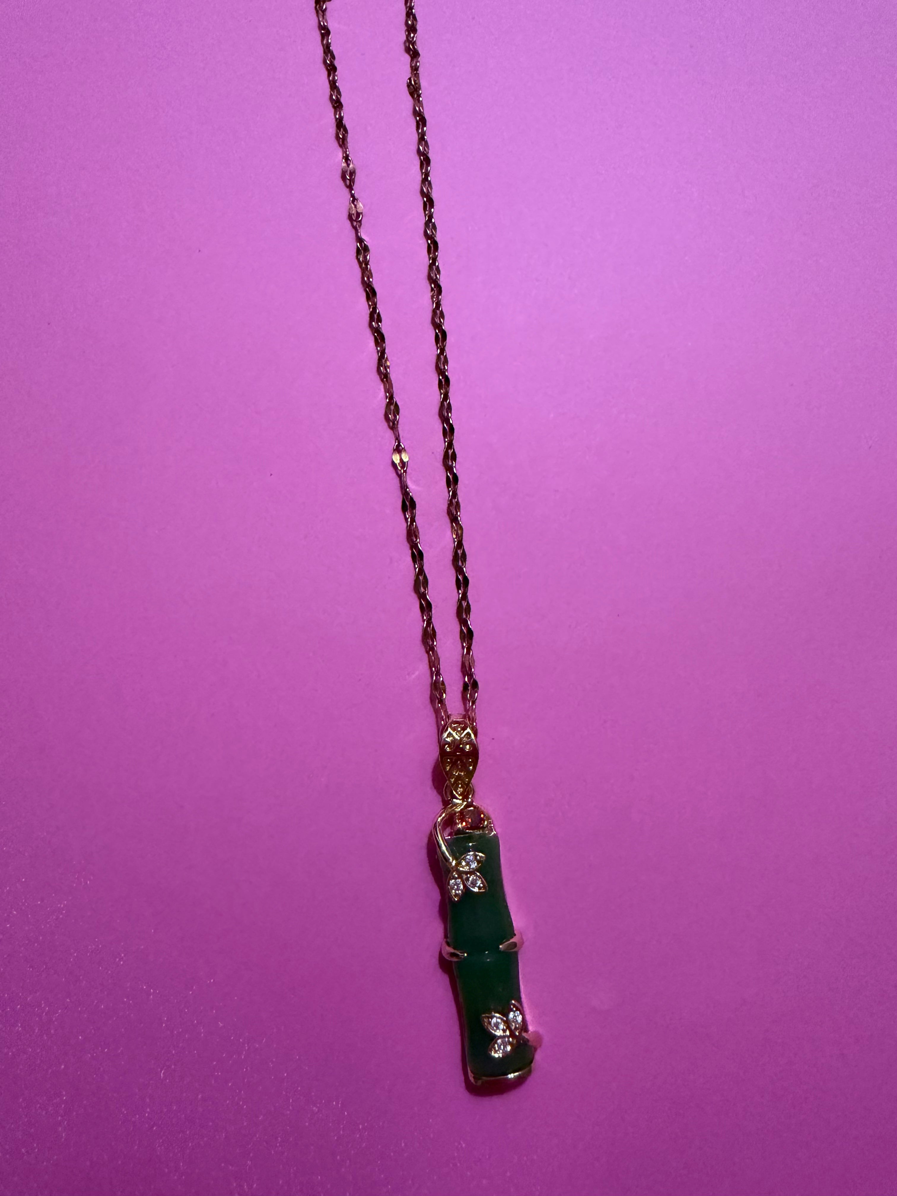 BAMBOO JADE NECKLACE